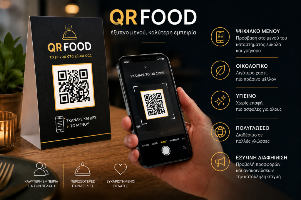 QRFOOD digital QR menu for restaurants